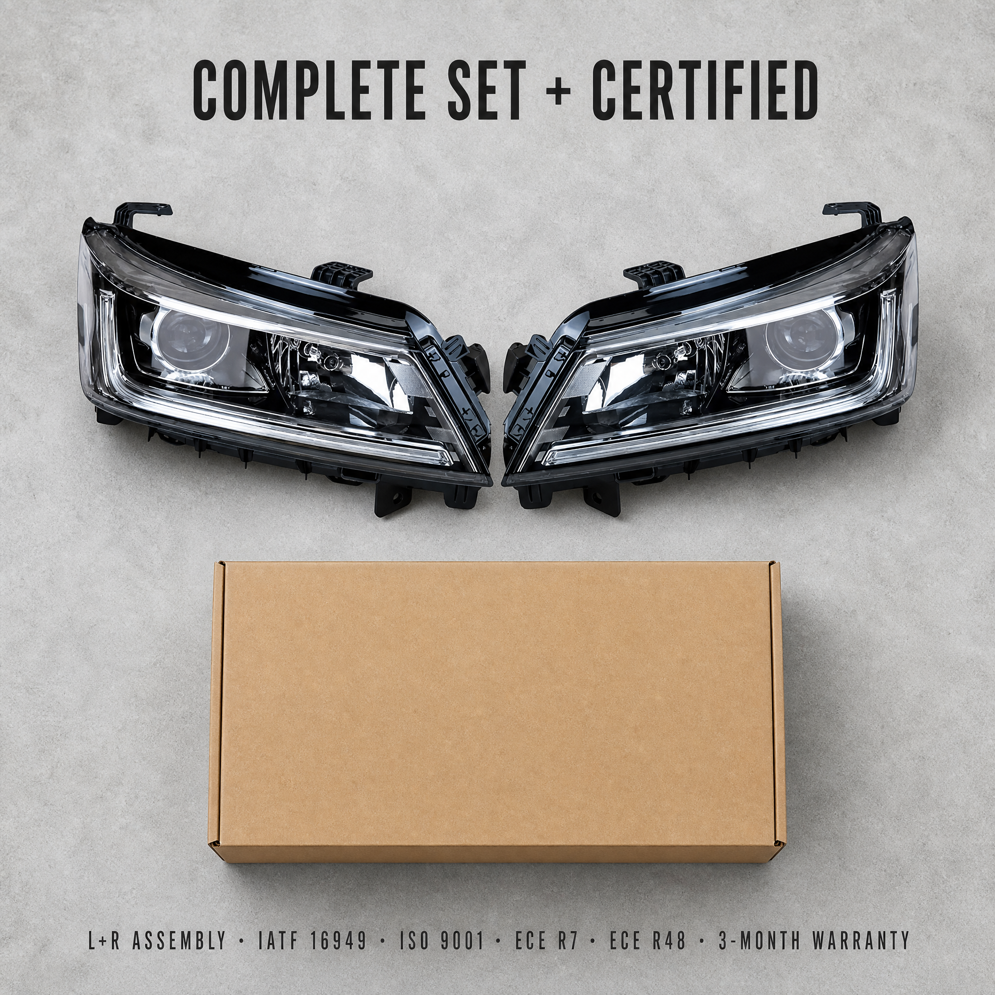 Head Lamp Assembly (L+R, LED 8-Pin High Spec) for Chevrolet Aveo 310C 2024+ / Optra - Image 5