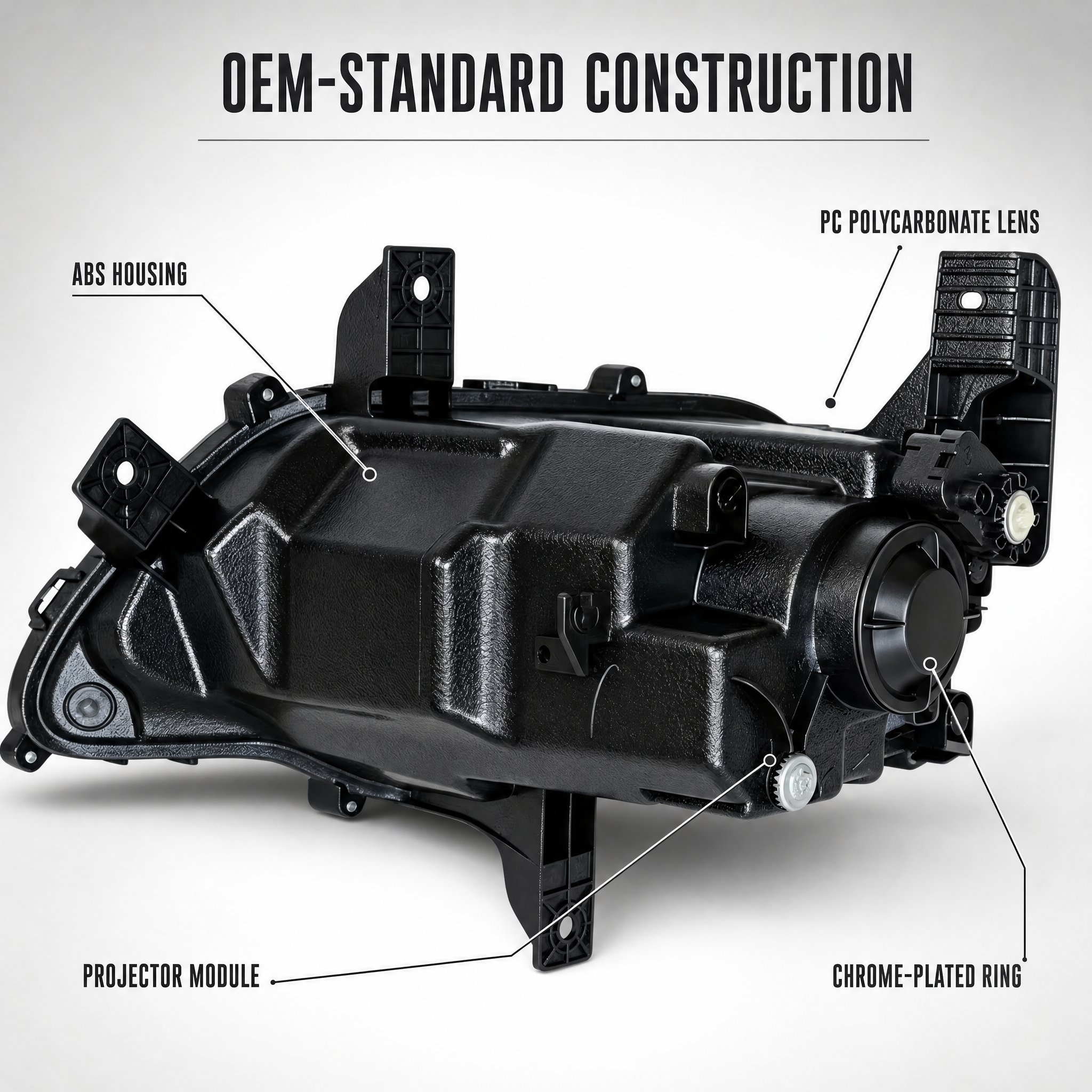 Head Lamp Assembly (L+R) for Chevrolet Captiva / Wuling Almaz / MG Hector / Baojun 530 - Image 3