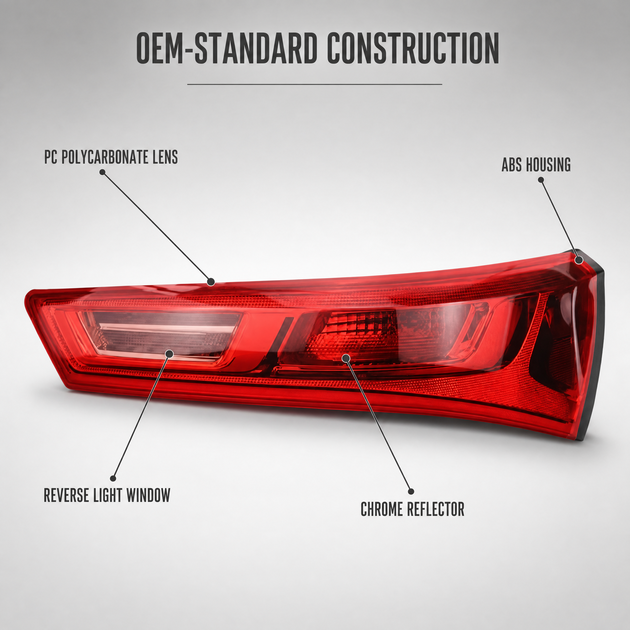 Tail Lamp Assembly (L+R) for Chevrolet Captiva / Wuling Almaz / MG Hector / Baojun 530 - Image 3
