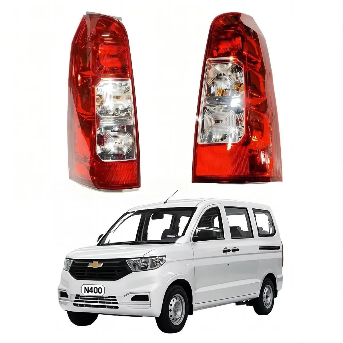 Tail Lamp Assembly (L+R) for Wuling Hongguang V / Chevrolet N400 / Tornado Van - Image 1